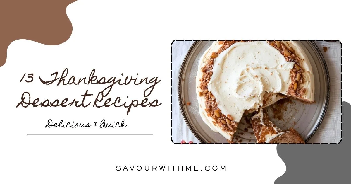 13 Thanksgiving Dessert Recipes - featured image