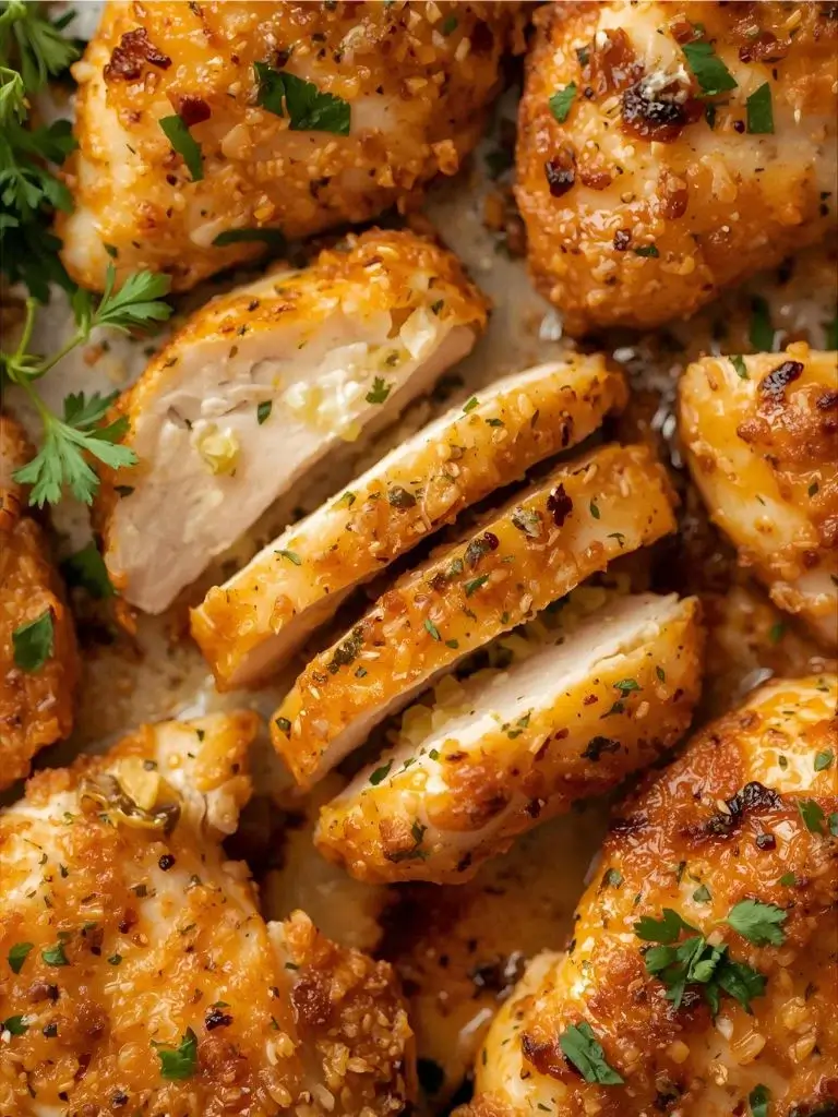 Crunchy Garlic Chicken