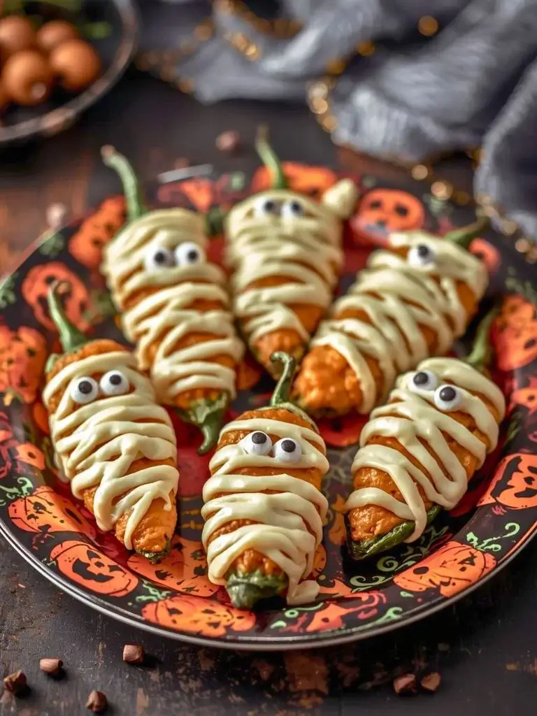Mummy Jalapeño Poppers