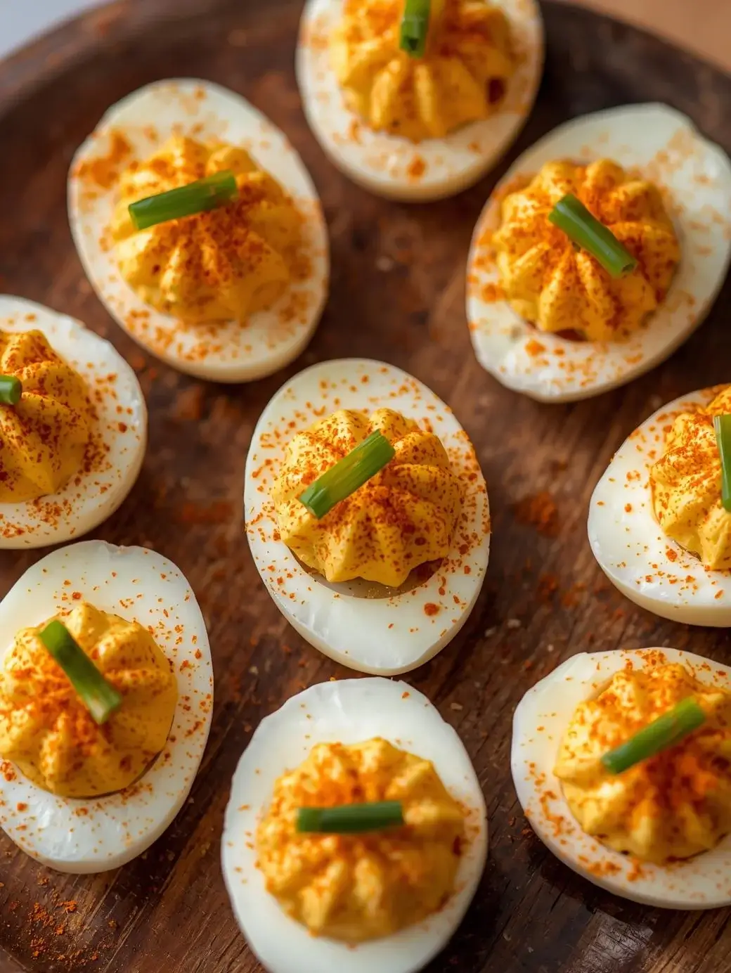 Pumpkin Deviled Eggs