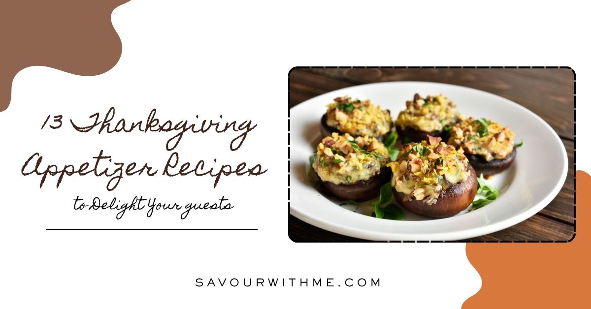 thanksgiving appetizer recipes - featured image