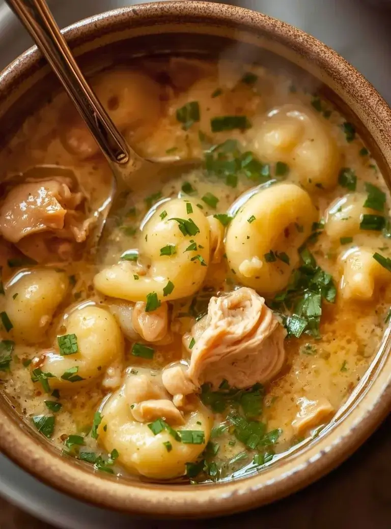 Crockpot Chicken Gnocchi Soup