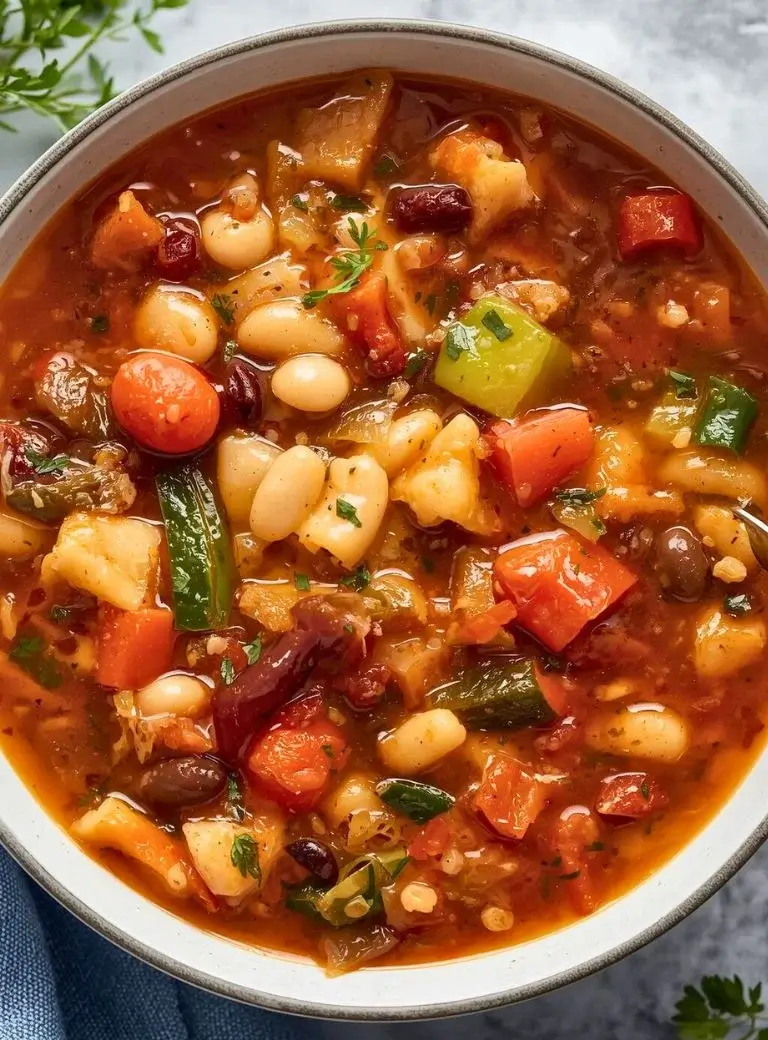 Homemade Minestrone Soup