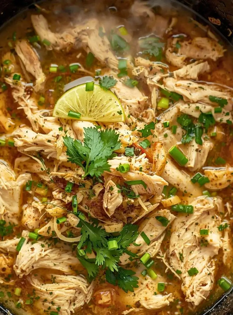 Slow-Cooker Chicken Soup with Ginger & Fennel
