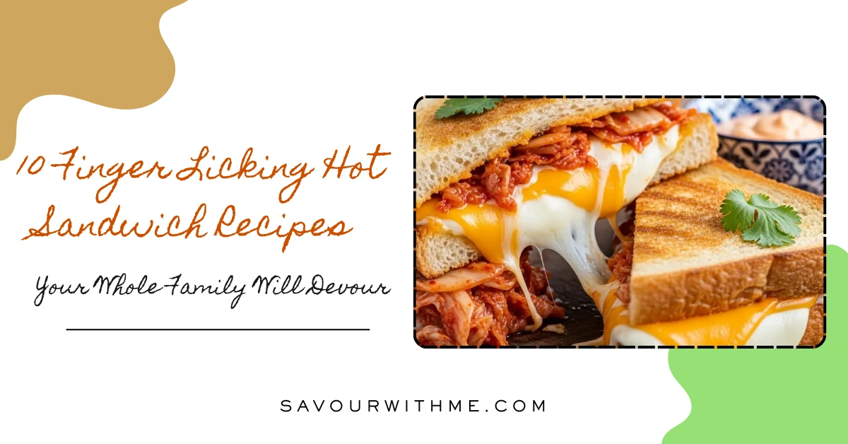 sandwich recipes featured image