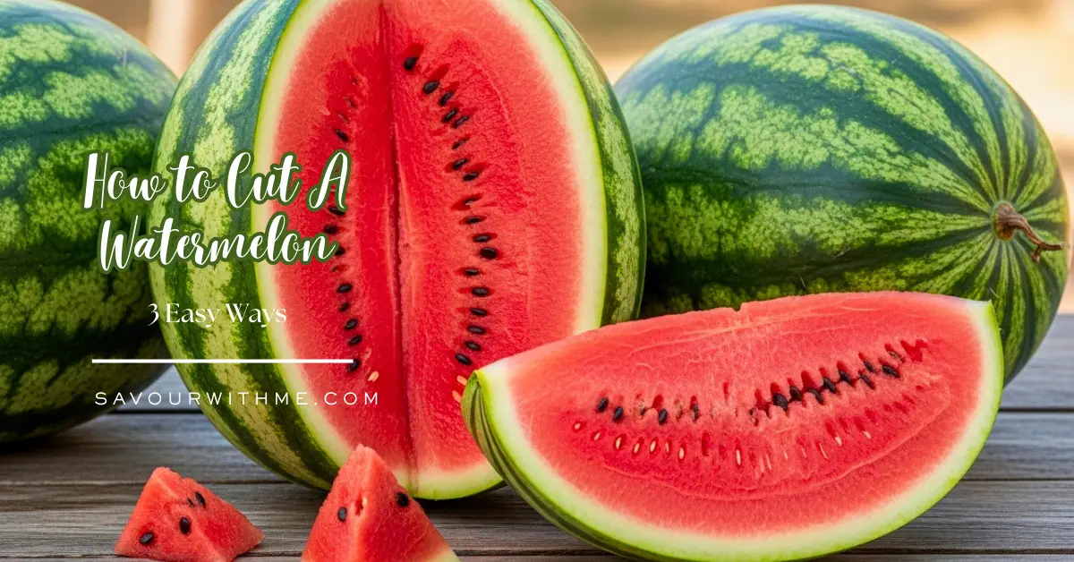 How to Cut A Watermelon- Featured Image