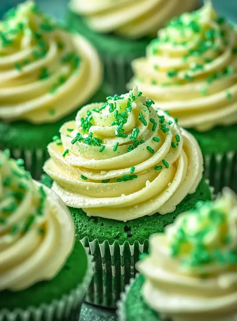 Green Velvet Cupcakes