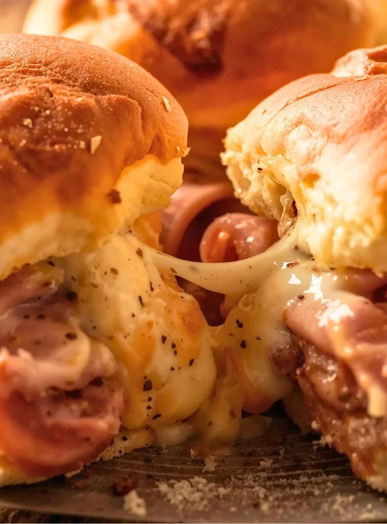 ham sliders with cheese