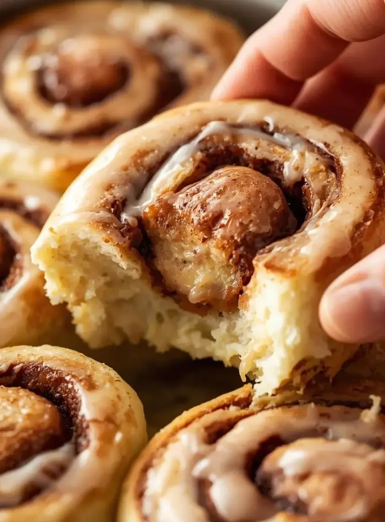 sourdough discard cinnamon roll