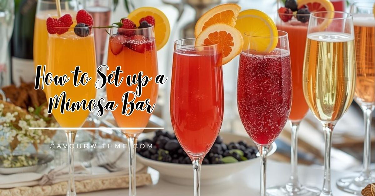 How to set up a mimosa bar - featured image
