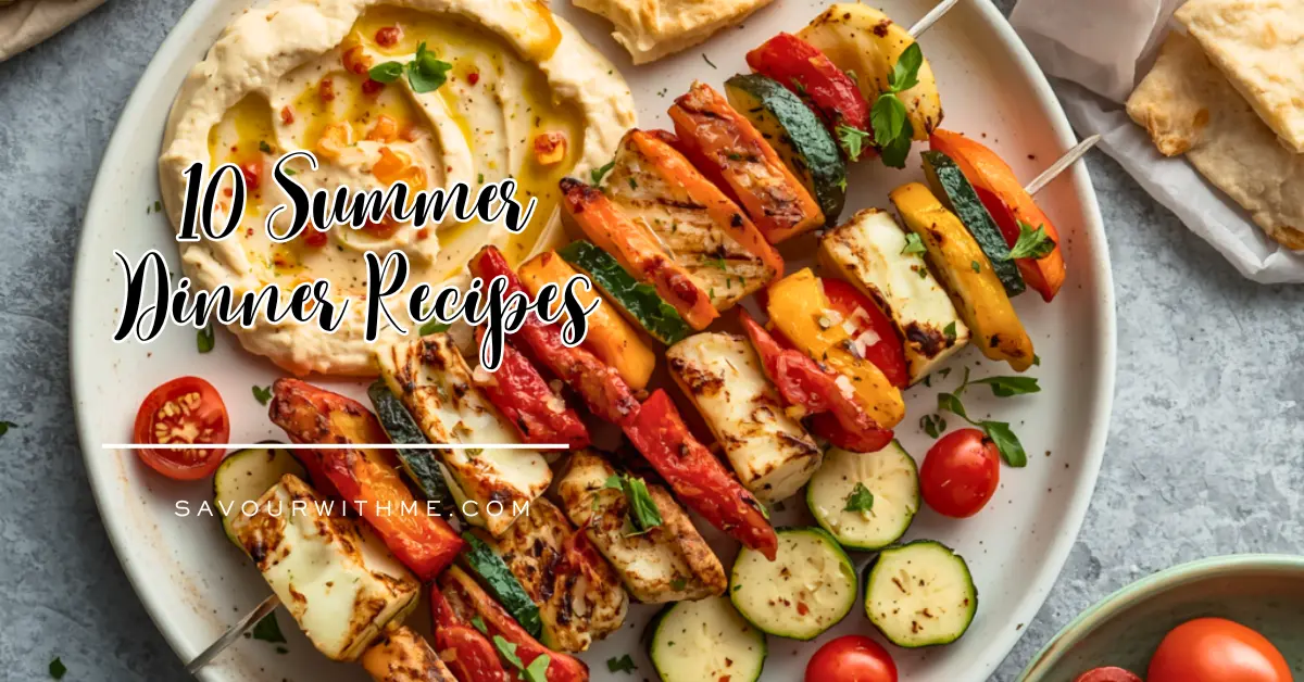 10 Summer Dinner Recipes- featured image