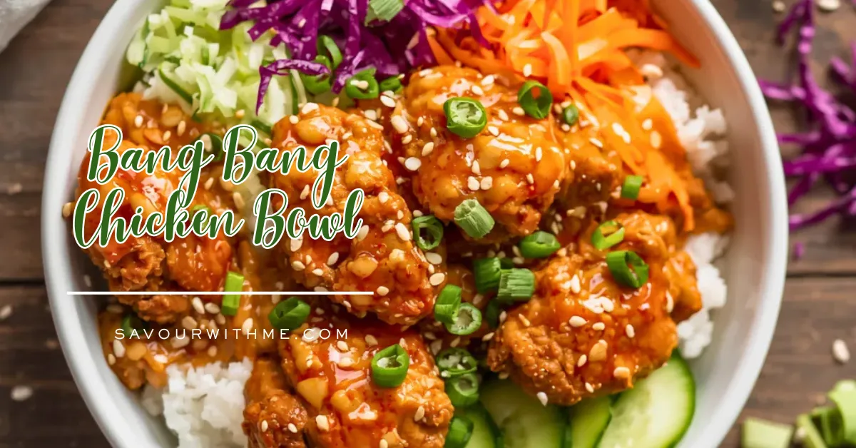 Bang Bang Chicken Bowl- featured image