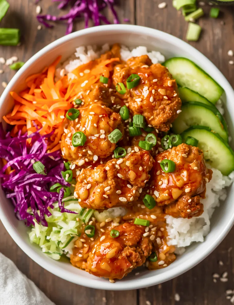 bang bang chicken bowl