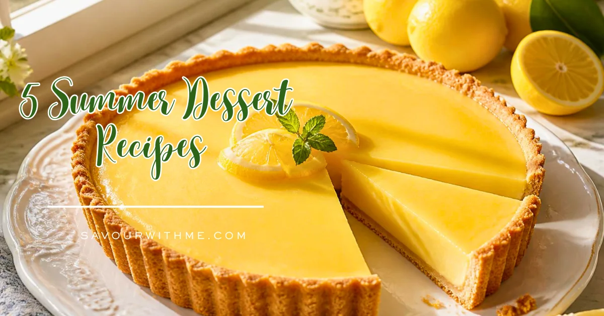 5 Summer Dessert Recipes - featured image