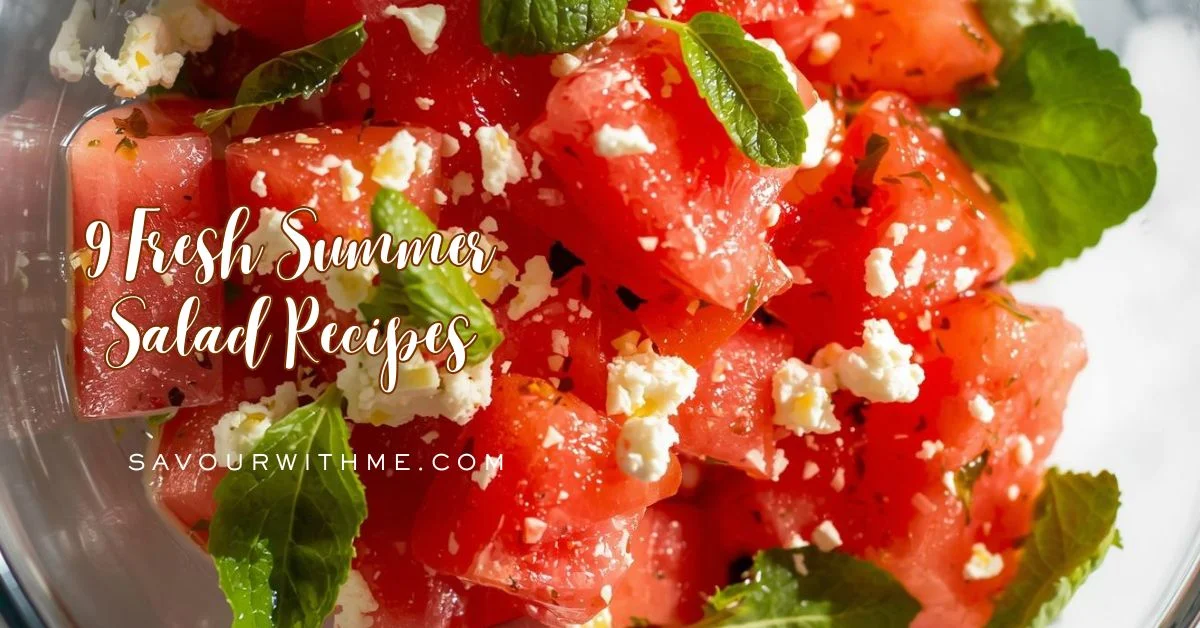 summer salad recipes - featured image