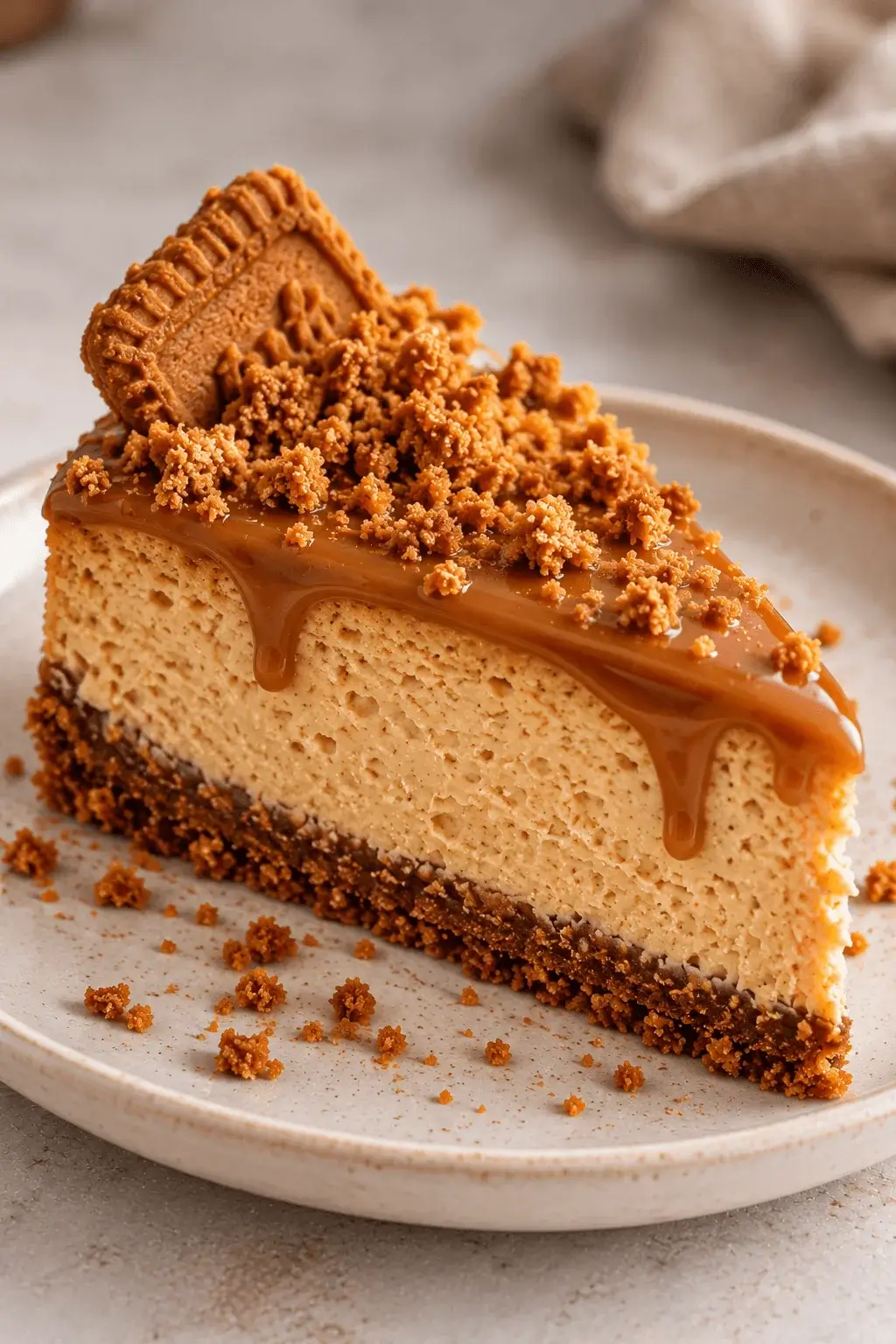 Biscoff Pumpkin Cheesecake