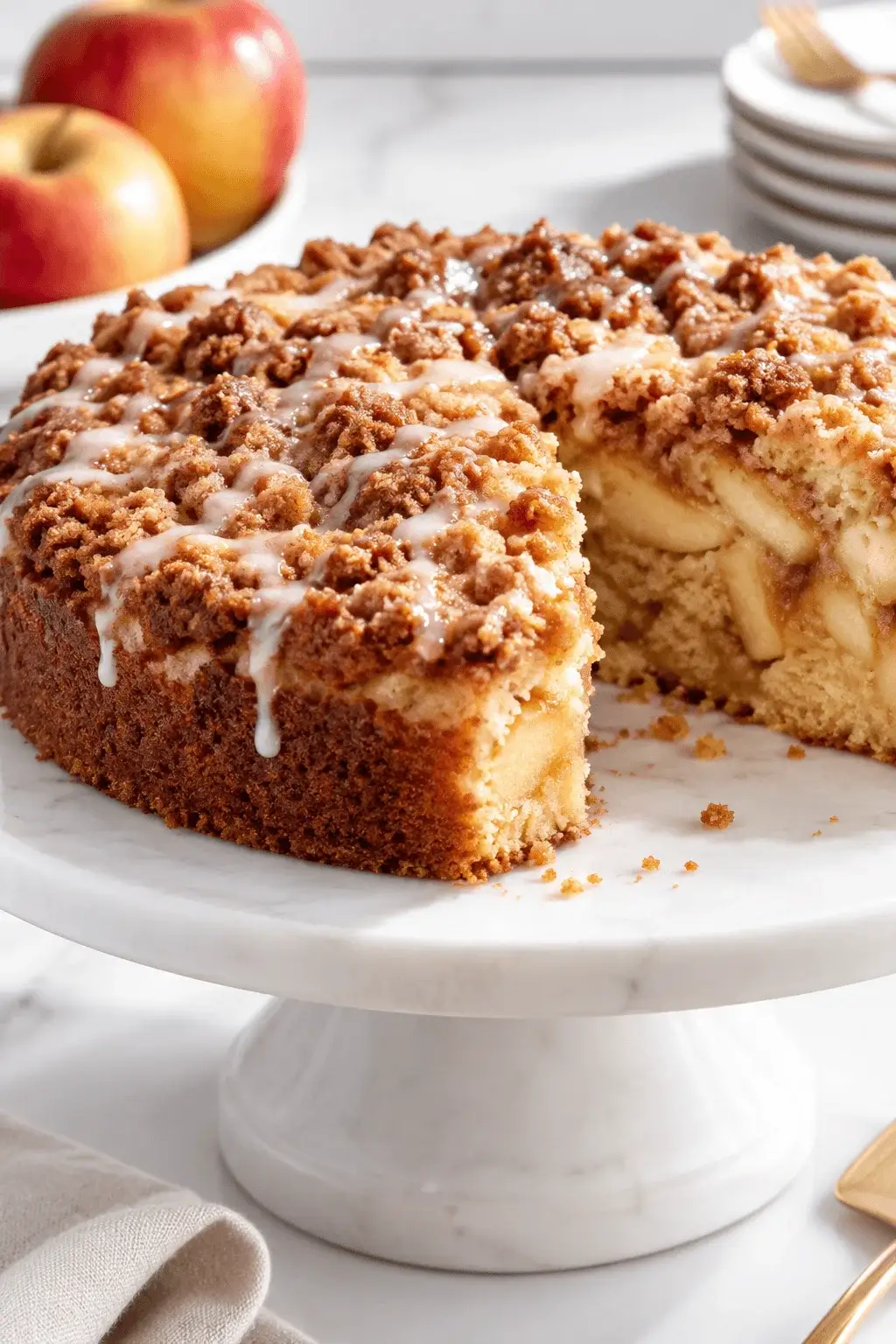 Old Fashioned Apple Coffee Cake