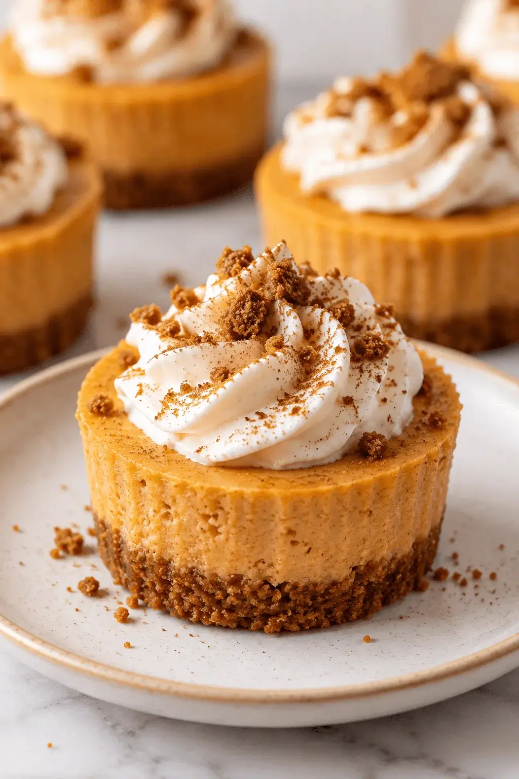Mini Pumpkin Cheesecakes